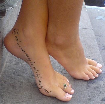 butterfly tattoo tumblr
 on tattoo # tattoo placement # foot # foot tattoo # quote # text ...