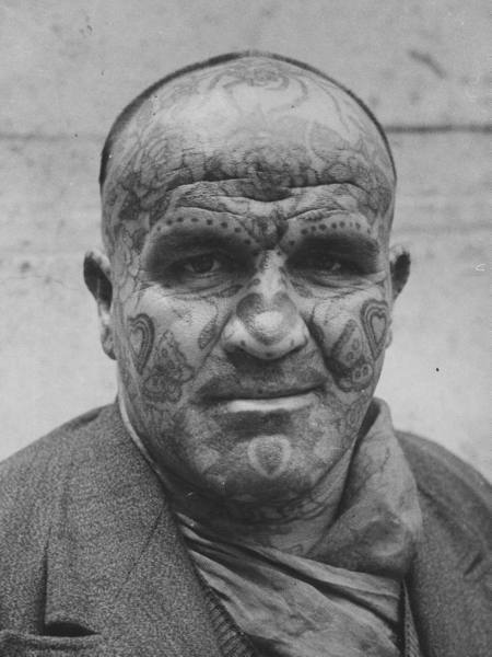 Man with a tattooed face 1935 Posted 2 months ago