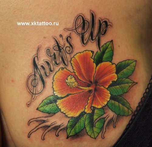 Filed under tattoo tattoos xktattoo chest tattoo breast tattoo flower flower