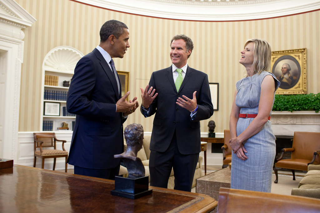 President Obama and Will Ferrell