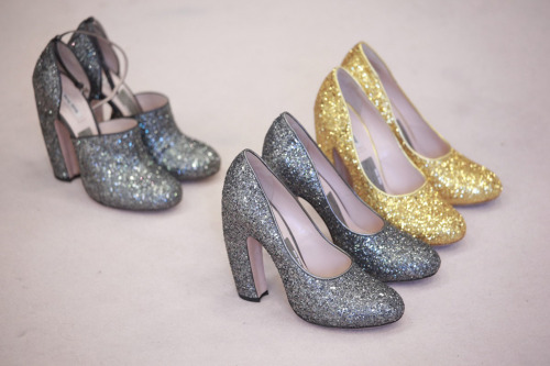 sparkly shoes and heels