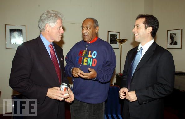 Bill Clinton, Bill Cosby and Jerry Seinfeld