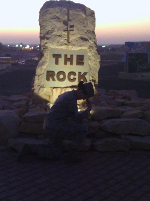 Ali Al Salem Tebowing The Rock Ali Al Salem AFB Kuwait