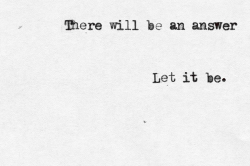 The Beatles - Let It Be
Submitted by thousandblowingwinds.tumblr.com