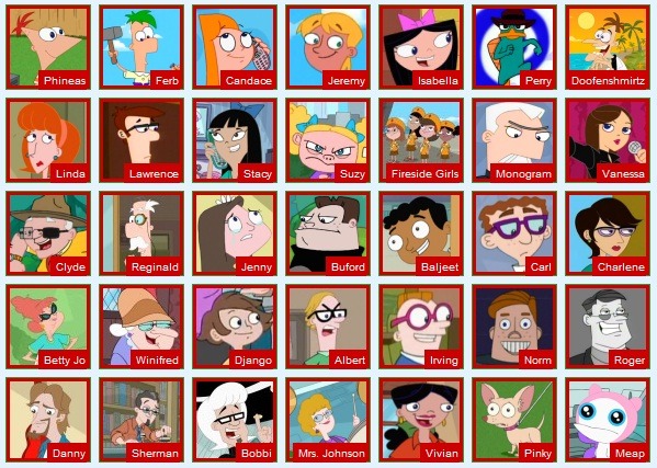 Ferb Characters