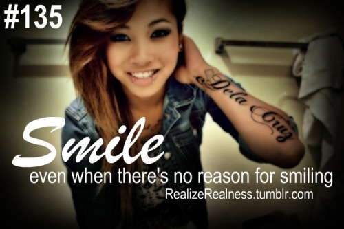 smile quote on Tumblr