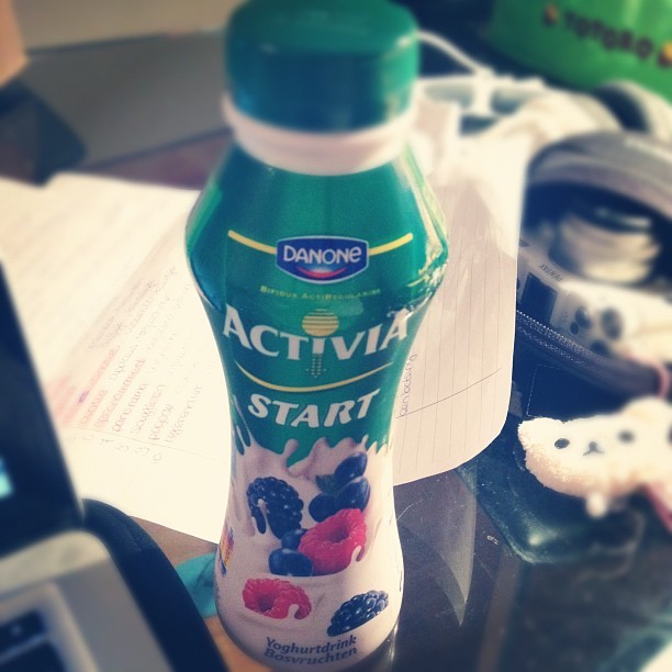 #danone #activia #yoghurtdrink #bosvruchten #start  (Taken with instagram)