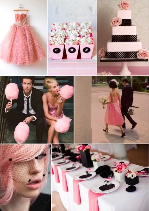 (via Candy Pink, Black And Polka Dots Wedding Inspiration | Bridal Musings | A Chic and Unique Wedding Blog)