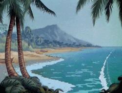 gif Gifmovie disney beautiful landscape cartoon nature animation exotic vintage cartoons 