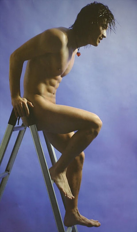 asianmales:  Every home should have a step ladder.