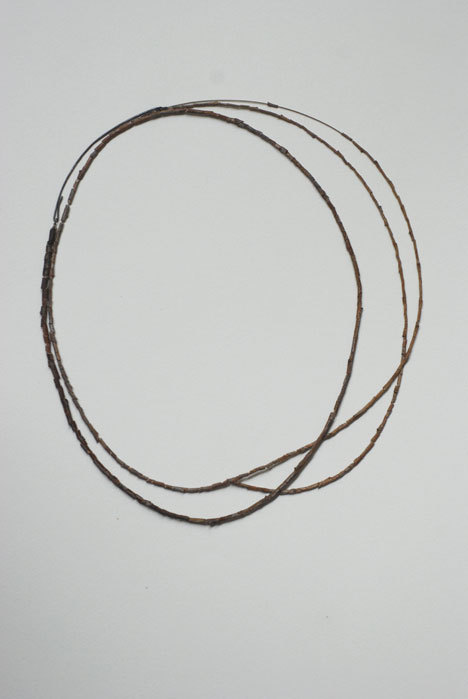 s-c-r-a-p-b-o-o-k:

Willow Tree branch, Sterling Silver (925), Oxidised, Nylon coated Stainless Steel - by Djurdjica Kesic.
