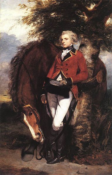 "Colonel George K. H. Coussmaker, Grenadier Guards" by Sir Joshua Reynolds, 1782.
