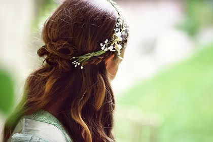 Tumblr Prom Hairstyles with Flowers