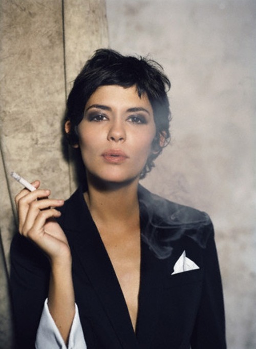 Tags Audrey Tautou smoke cigarette smoking fetish 