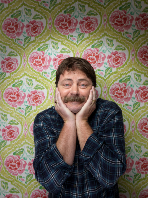 Tags ron swanson nick offerman flowers parks and recreation photo of the 