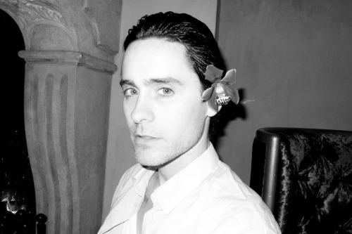 Jared with a flower in his ear #1