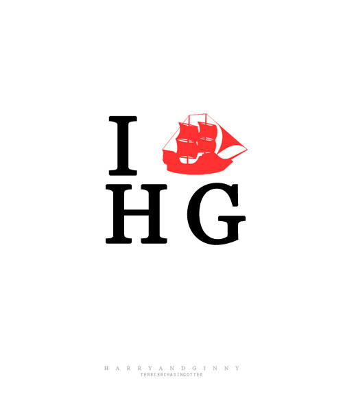 terrierchasingotter: eu o meu coração navio: Harry e Gina
