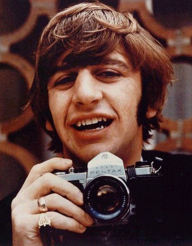 Ringo with a Pentax SLR