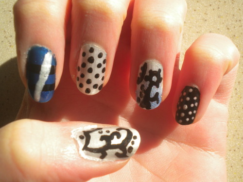 FANCY and CHIC! #craycraynails #nail art #weird nail design #pretty nails