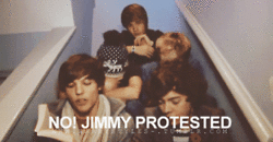 NO! Jimmy protested