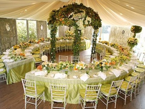 This setup would be great for an intimate reception If only my wedding 