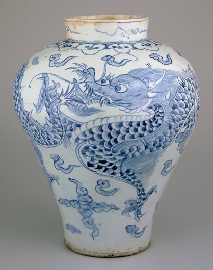 Дракон Jar Корея, династии Чосон Миннеаполисе художественный музей