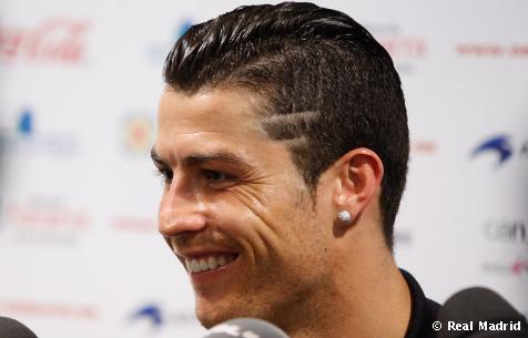 All smiles in the mixed zone after the great win in Osasuna.
Osasuna vs. Real Madrid 1:5, 31.03.2012(via Real Madrid C.F. - Official Web Site - Cristiano Ronaldo: &#8220;The whole squad is in spectacular form and we&#8217;re scoring many goals&#8221;)