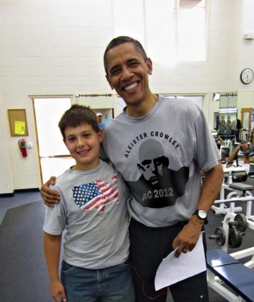 This image is being spread around the Internet like wildfire. As you can see, it appears to be a photograph of President Barack Obama wearing a t-shirt with the face of Aleister Crowley on it. An intense debate is raging as to whether or not this photograph is real and a number of arguments against its authenticity have been brought up. I personally don&#8217;t think these arguments hold any water, and here&#8217;s why: 1. First, I took a look at this photo&#8217;s EXIF data. This can be done by taking the URL of the photo (right click on the photo and click &#8220;Copy Image URL") and running it through any EXIF data reader. Here&#8217;s a few online versions:  <a rel=nofollow href=