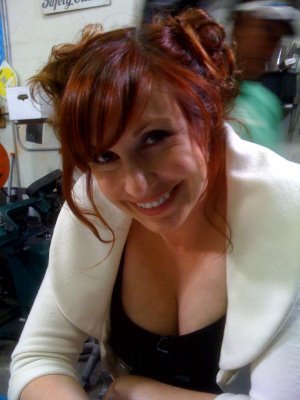 oh and let's have a little science geek redhead hotness with Kari Byron too