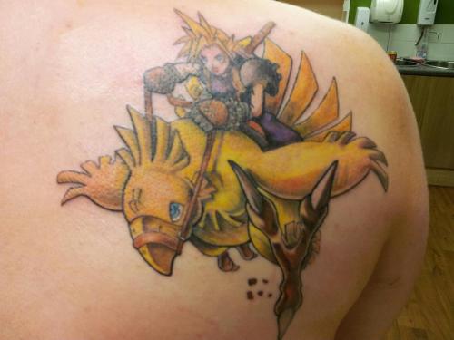  the shop asking for a Final Fantasy VII tattoo I got way overexcited