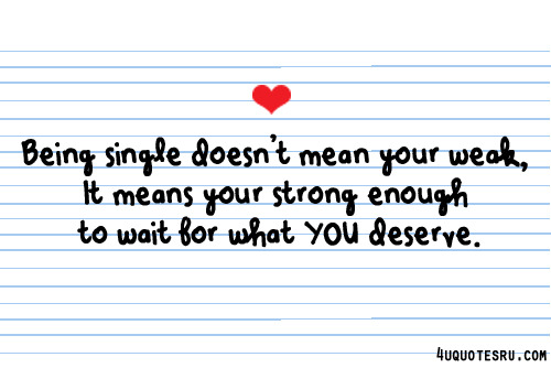single and strong quotes