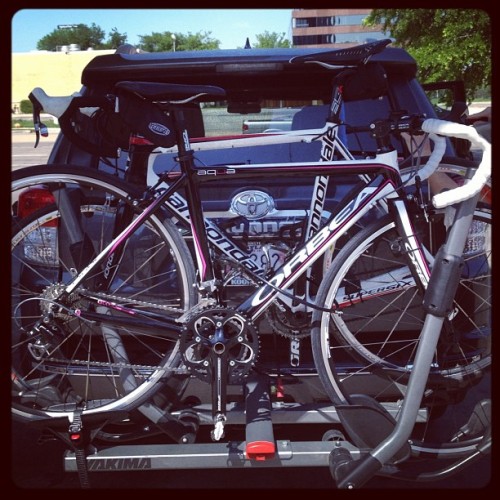 And we&#8217;re off!! #austin @ckthoms (Taken with instagram)