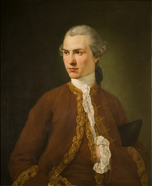 "Portrait of an unknown man" by Allan Ramsay (1713-1784).