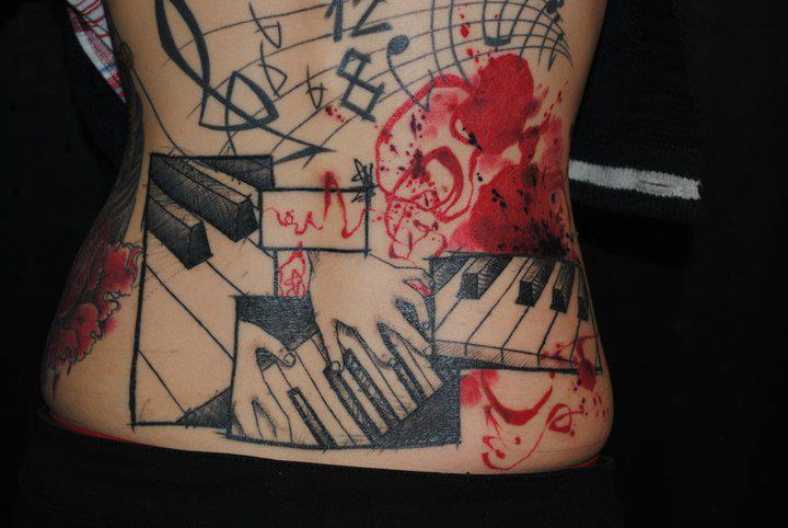  piano tattoo photograph Loading Hide notes