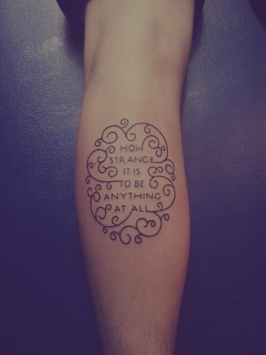 Something I did todayand I like the quote tattoo lettering quote 