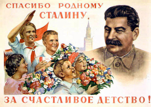 Thank you, Comrade Stalin