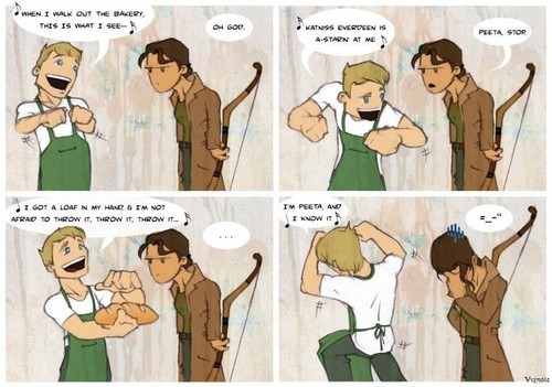 Peeta And Katniss On Fire After Mockingjay Fanfiction