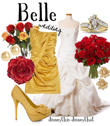 Tagged Belle Wedding Fashion Gown Polyvore Beauty and the Beast 