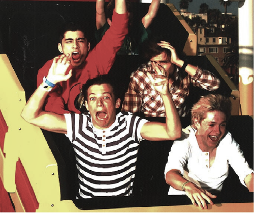 
Zayn enjoying the roller coaster that is life.
