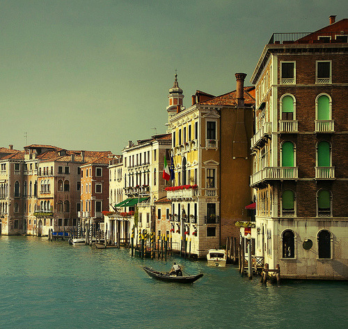 Grand Canal, Venice (by mbaser)