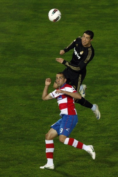 CR7 Airline taking off  :o)
Granada vs. Real Madrid 1:2, 05.05.2012(via Photo from Reuters Pictures)