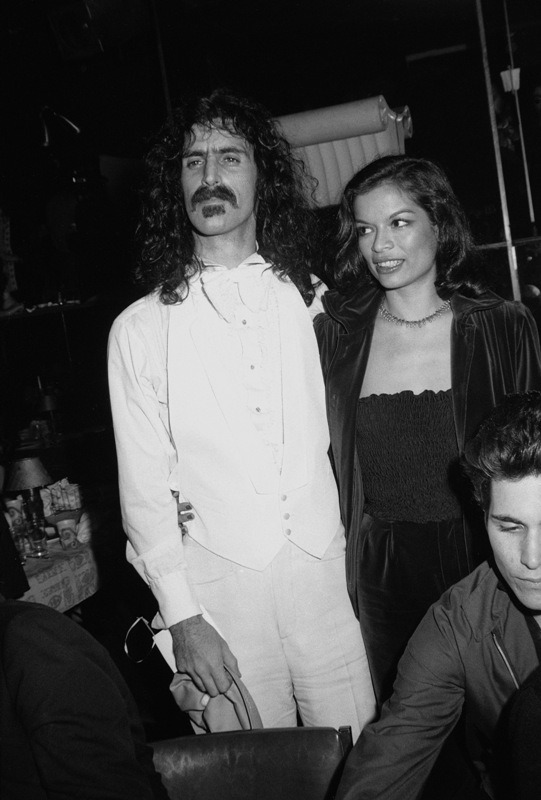Frank Zappa and Bianca Jagger