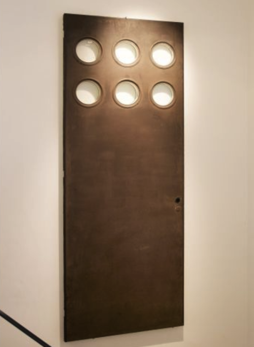In the forthcoming Design sale at Artcurial in Paris (May 15th) Prouvé&#8217;s work is well represented.Lot 55 features a lacquered aluminum &#8216;Meudon type&#8217; door from the Maison de Monsieur D (a former collaborateur of Prouvé&#8217;s) in Nancy. The estimate is €50,000-€70,000. 