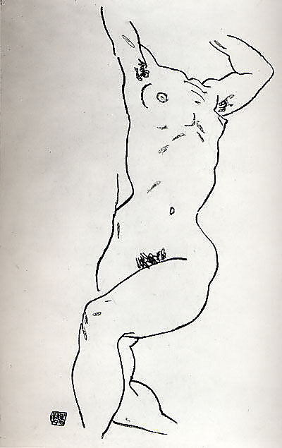 Torso of a Reclining Nude
Egon Schiele  (Austrian, Tulln 1890–1918 Vienna)
Date: 1918
Medium: Charcoal on paper
Dimensions: H. 12-5/8, W. 18-1/4 inches (29.5 x 46.4 cm.)