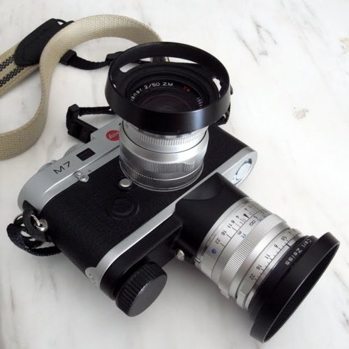 Leica M7 with lens carrier 