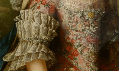 a-l-ancien-regime:

Detail of the portrait of Maria Louisa, Grand Duchess of Tuscany with crown by an unknown artist. c 1768.  Galleria d’arte moderna (Florence, Italy).
