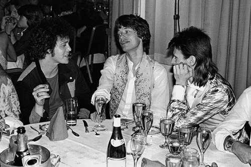 Lou Reed, Mick Jagger and David Bowie