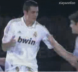Of course Cristiano welcomed Kaká especially affectionate on the Campeones stage ♥(Bernabéu, 13.05.2012)