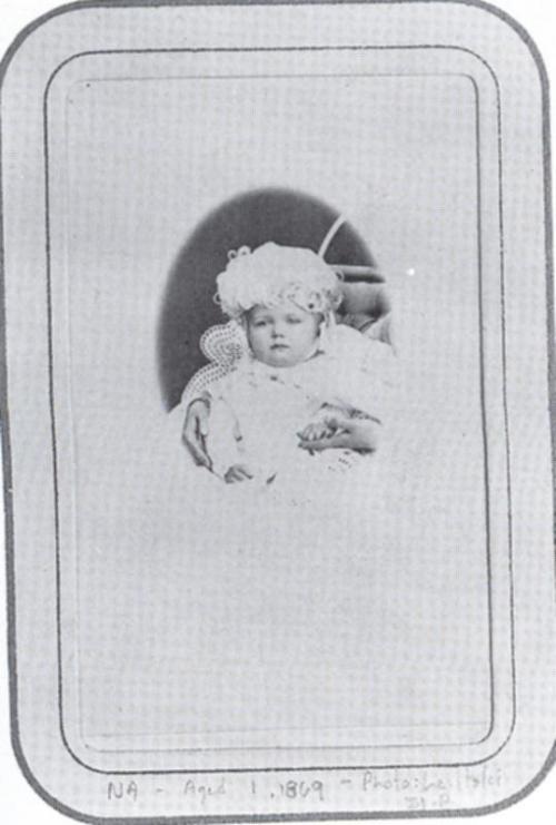 ohsoromanov:

Nicholas christening photo.

I HAVEN&#8217;T SEEN THIS&#8230;. EVER BEFORE. LET ME LOVE YOU.
NA- Aged 1, 1869 - Photo: Le?????&#160;???&#160;?