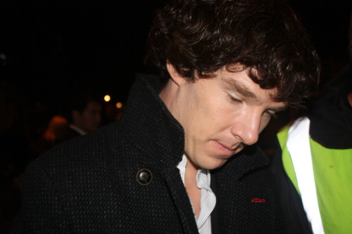 consulting-mcbender:

atropabelladonna1120:

Okay, this is going to be sappy, so you’ve been warned.
I look at this photograph and I’m reminded that there’s one other thing that makes Benedict stand out among other actors and celebrities of his generation.
There is a fundamental innocence about him.
I don’t mean that in a sexual sense, although for someone who probably has women (certainly female fans) falling at his feet, he strikes me as being remarkably unassuming about his attractiveness. (Even when he’s been photographed with a girlfriend, I’ve never seen him look smug or act like a lady’s man; he just always seems genuinely happy to have this person, whoever it is, at his side).
Here is a man who has grown up around famous names; walked dozens, if not hundreds, of red carpets; been styled and photographed and interviewed countless times. He’s traveled the world, taught English at a Tibetan monastery, been abducted by thugs and lived to tell the tale.
And yet for all that, he’s remarkably guileless and open and decent. Doesn’t he strike you as being such a decent man?
Someone who sees good in most people in spite of having been stuffed into the trunk of a car and not knowing if he’d make it out of there alive.
Someone who, in the commentary for ASiB, could have taken a joke about Lara Pulver’s nudity (a joke that Lara herself started) and run with it, but who chose instead to steer the conversation toward safer ground.
Someone who sincerely wishes a friend well, even when that friend has taken on the same role in a rival production.
I look at this picture and I see all of this. I see the focus, but I also see that remarkable guilelessness, that fundamental innocence and decency, that essential … unspoiledness, if there is such a word.
Yes, that’s it. He’s unspoiled: by fear or trauma, by fame and celebrity. When he sings, “Come with me, and you’ll be/In a world of pure imagination,” you can really see that this could be close to what his inner life is like: that sense of wonder, of gratitude at being alive and being able to do the things he loves.
And I hope that never changes.

The accuracy of what you just wrote is incredible. He’s genuinely humble and completely unaware of what it is that makes us all love him so much. There’s so much to love and admire about him that it always amazes me when he’s surprised by our attention. This is why I love him.
